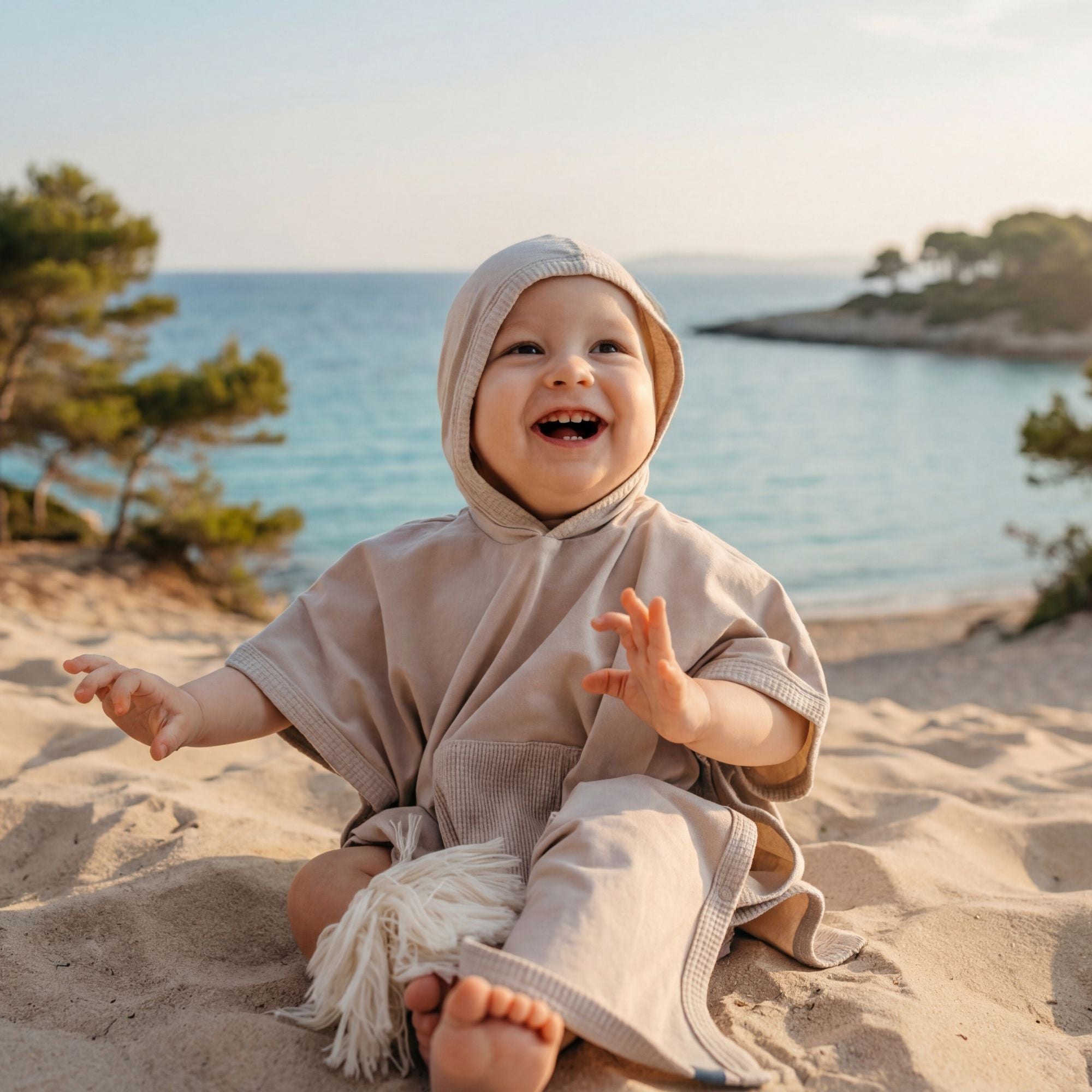 UV-Poncho | Essential Beige