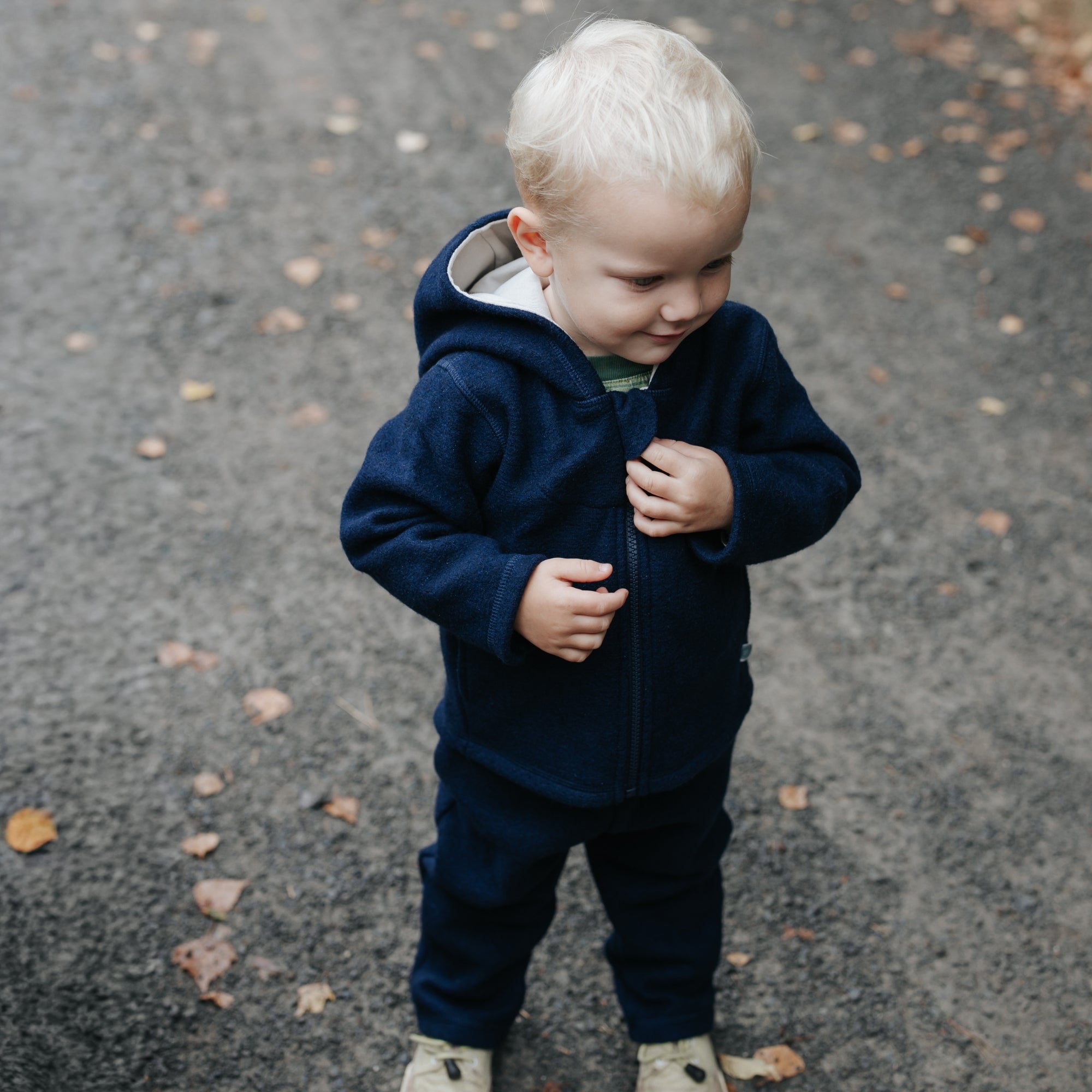 Wollen broek | Essential Blauw