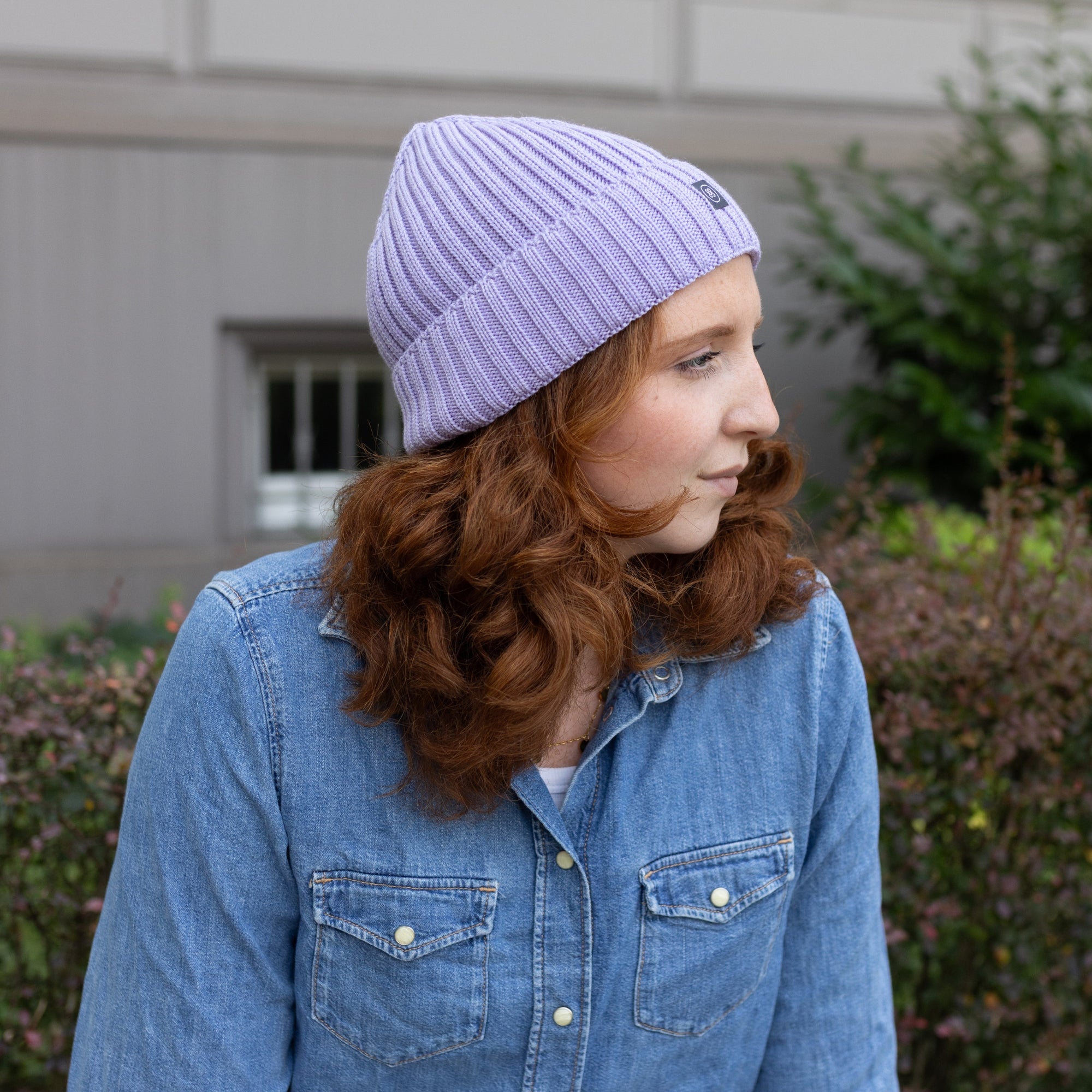 Merinowollen muts volwassenen | Essential Lavendel