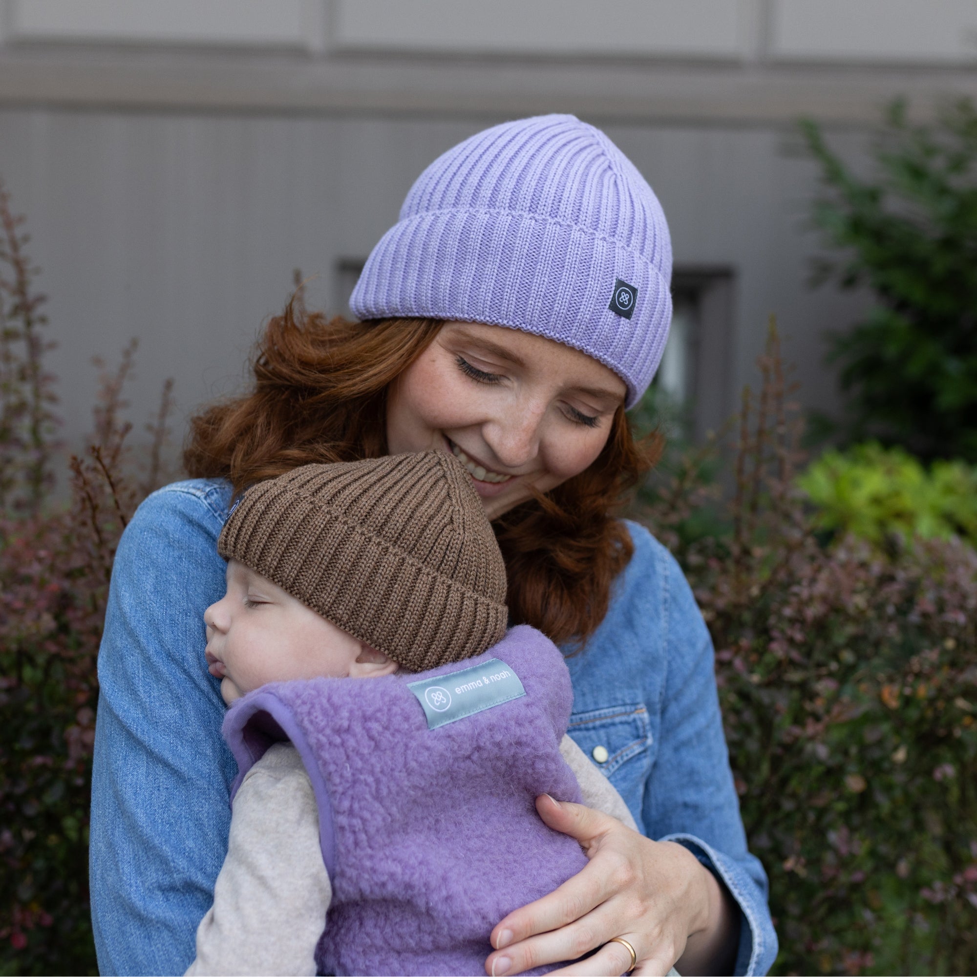 Merinowollen muts volwassenen | Essential Lavendel