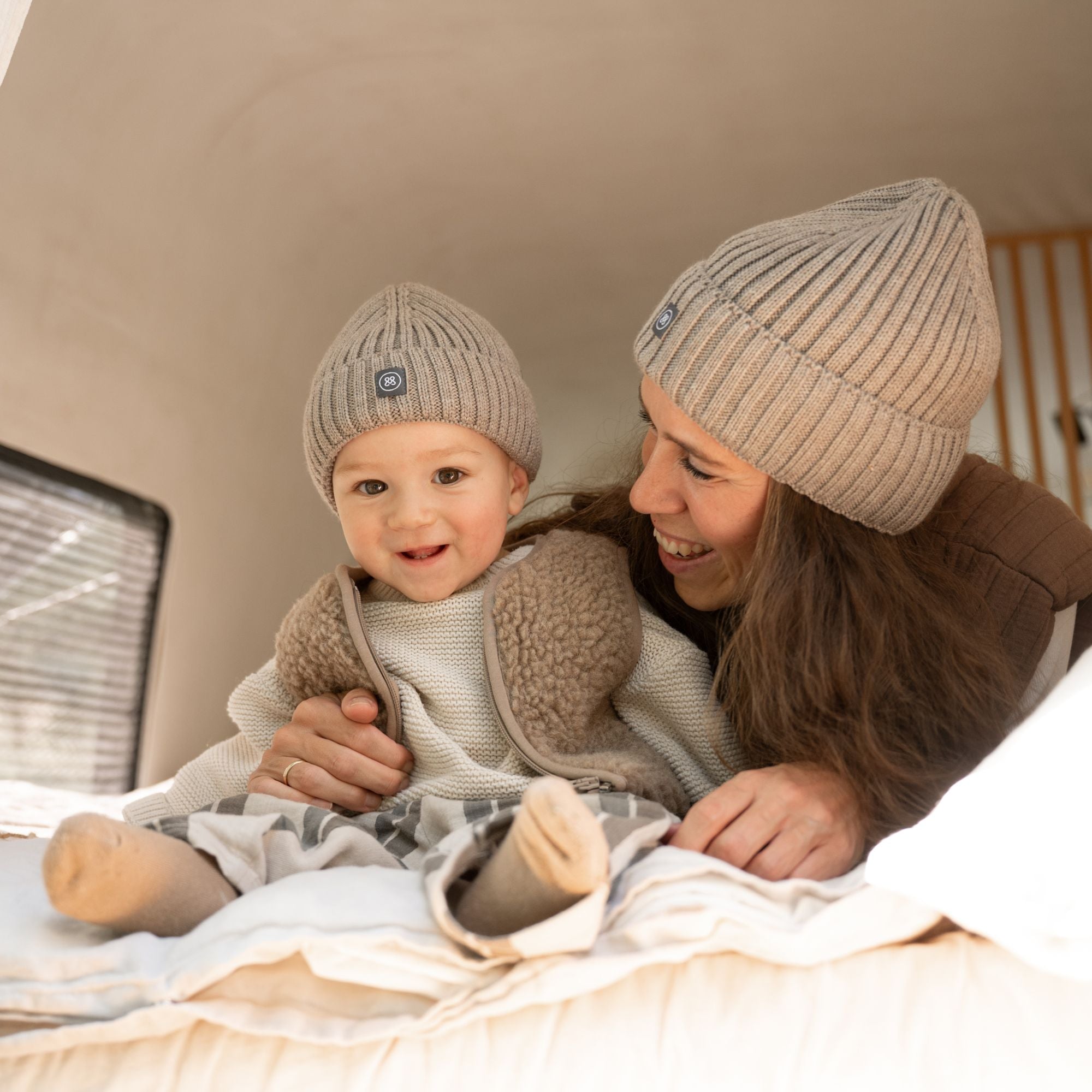 Merinowollen muts volwassenen | Essential Beige