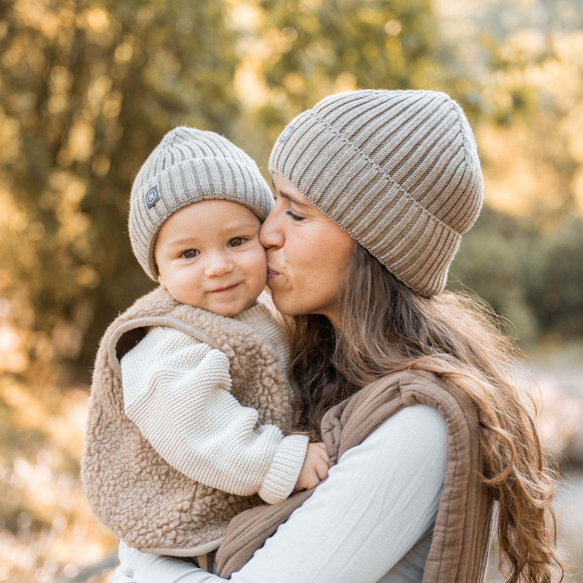 Merinowollen muts volwassenen | Essential Beige