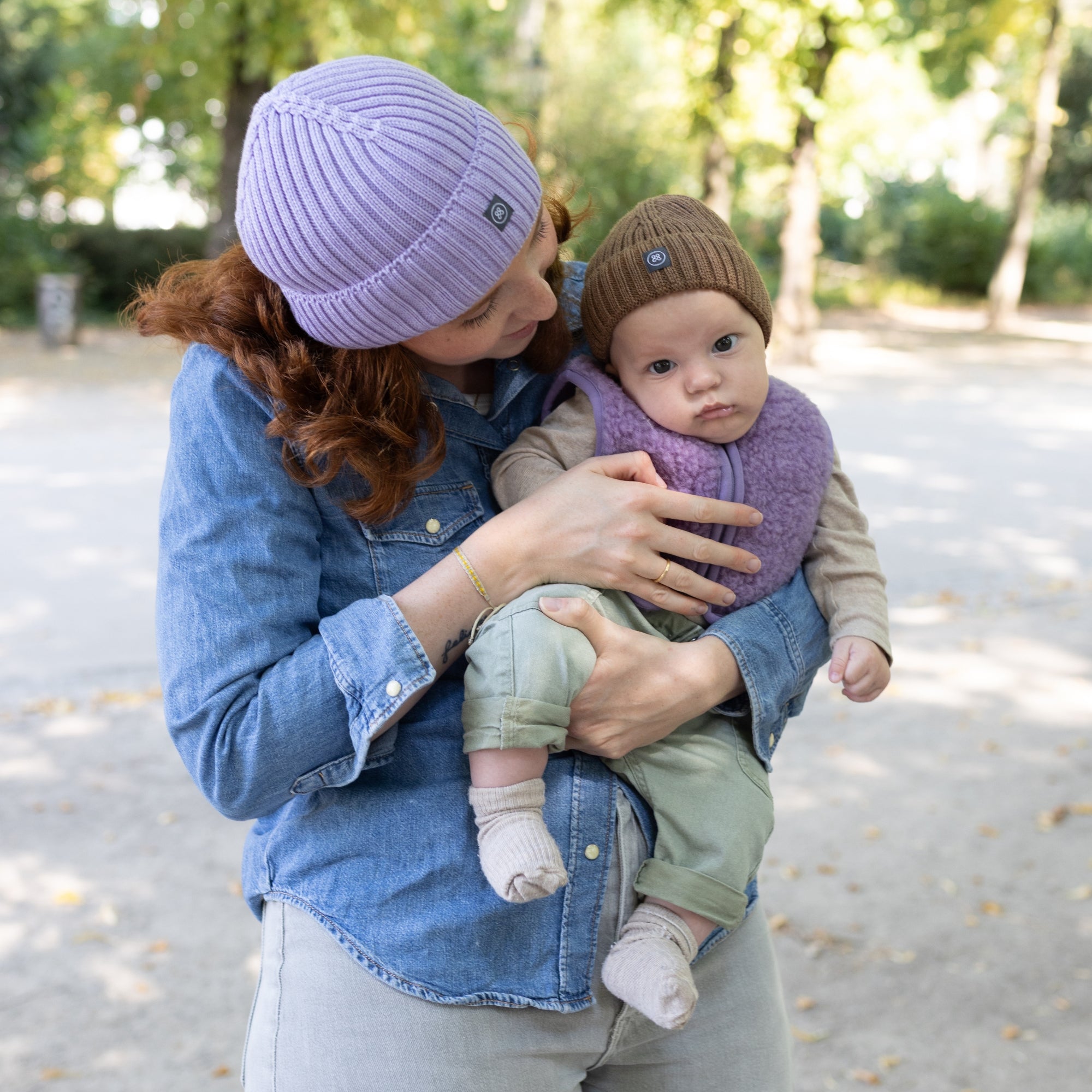 Merinowollen muts kind | Essential Taupe