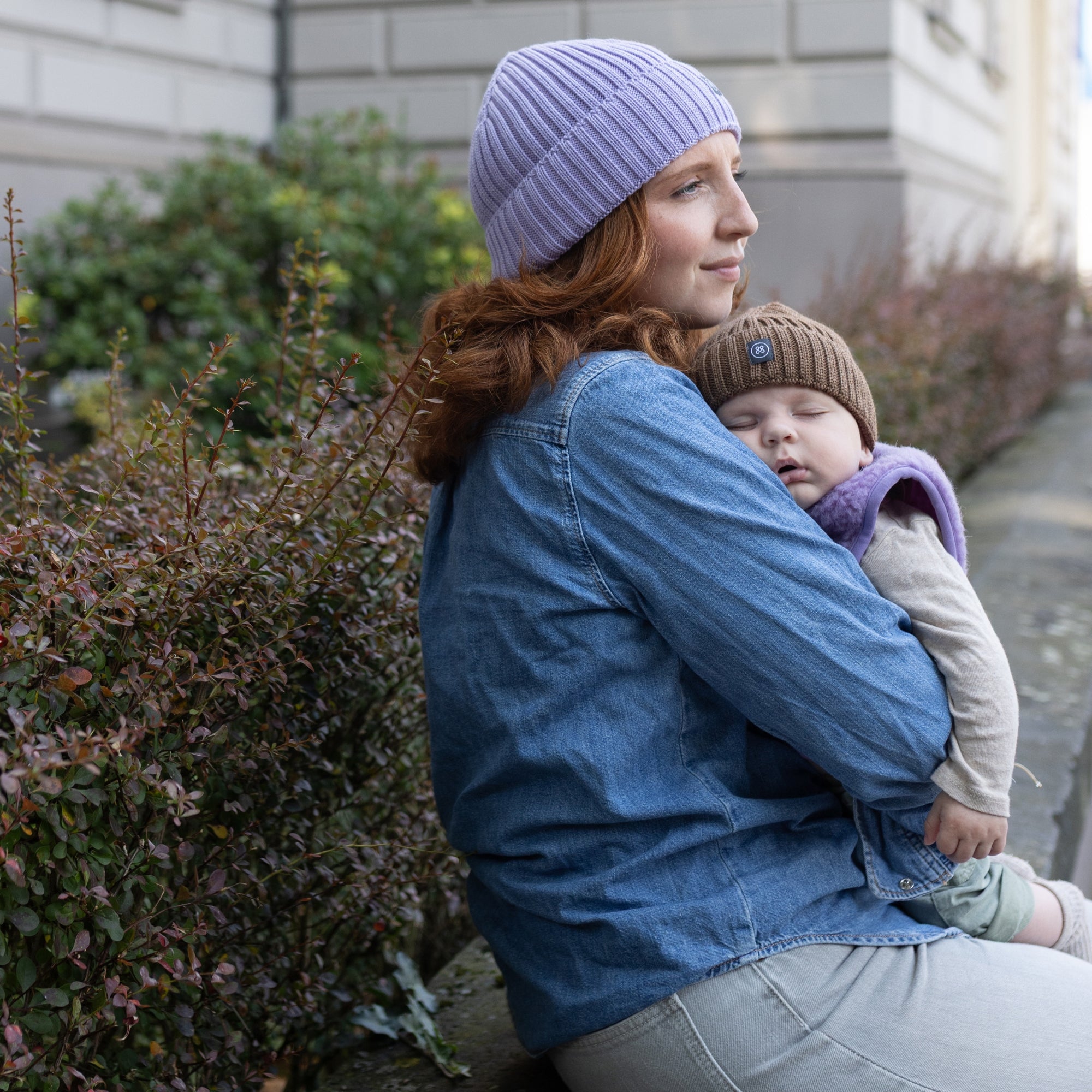 Merinowollen muts kind | Essential Taupe