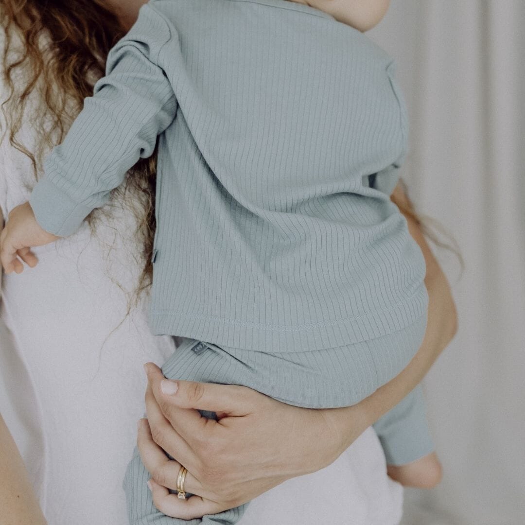 Pyjama lang 2-delig | Essential Mint