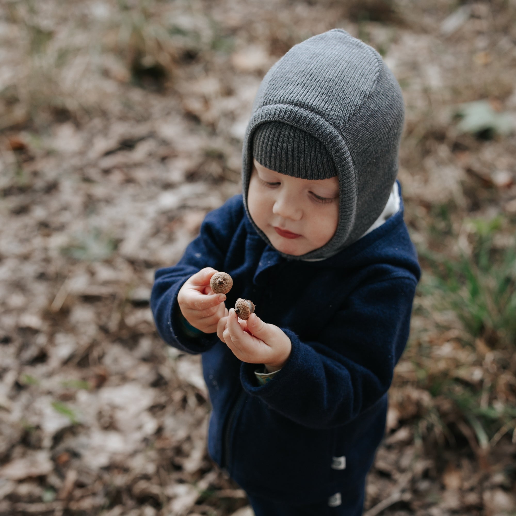 Merinowollen pasjamuts kind | Essential Grijs