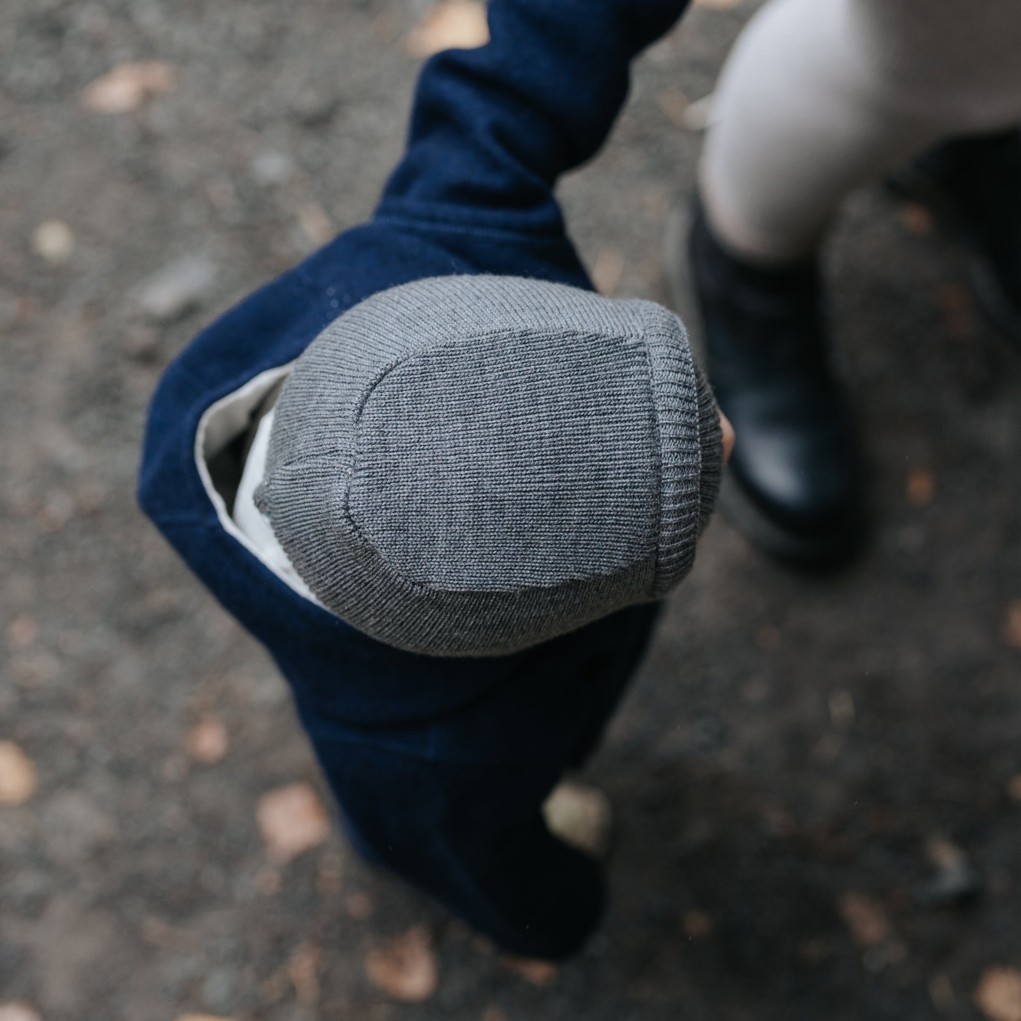 Merinowollen pasjamuts kind | Essential Grijs