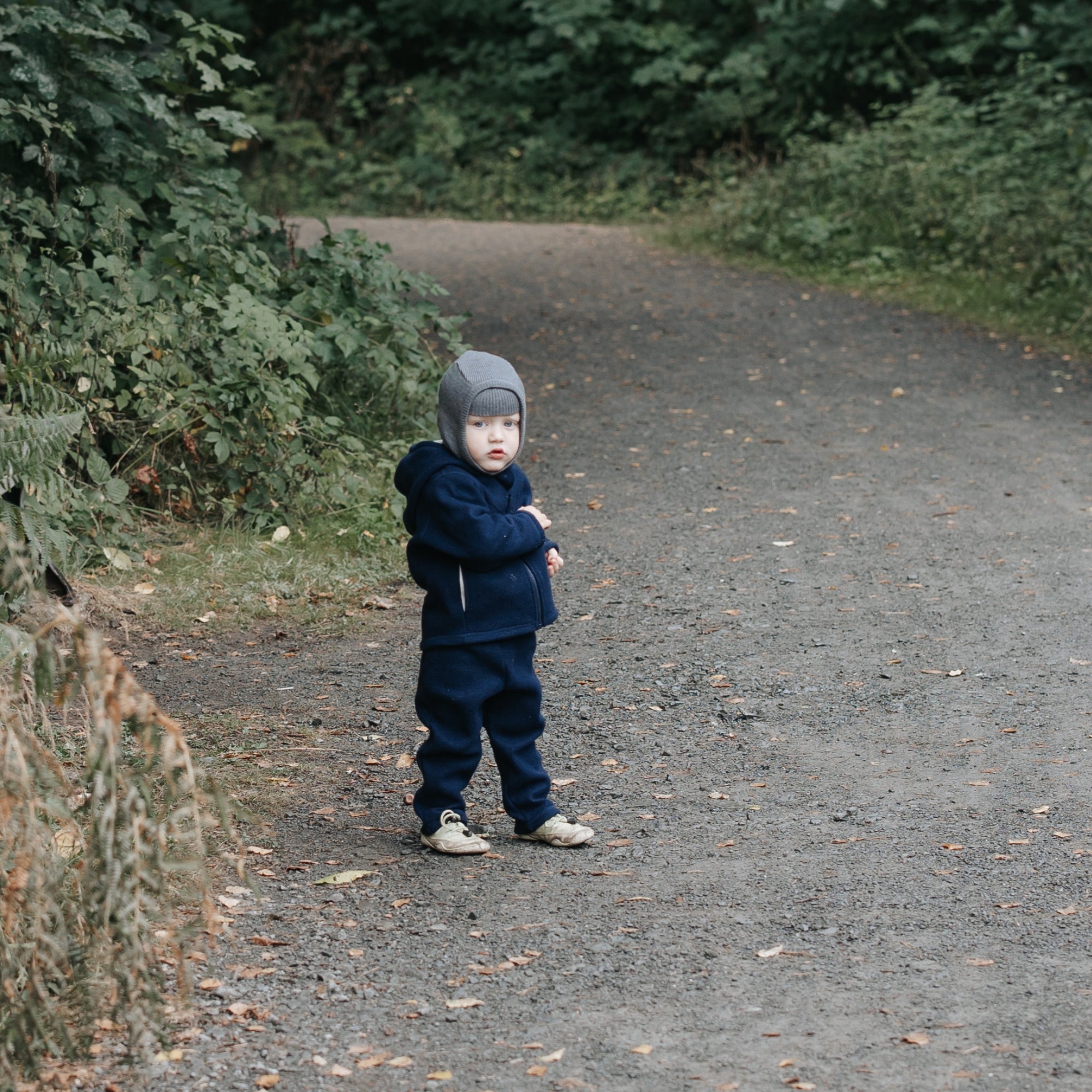 Merinowollen pasjamuts kind | Essential Grijs