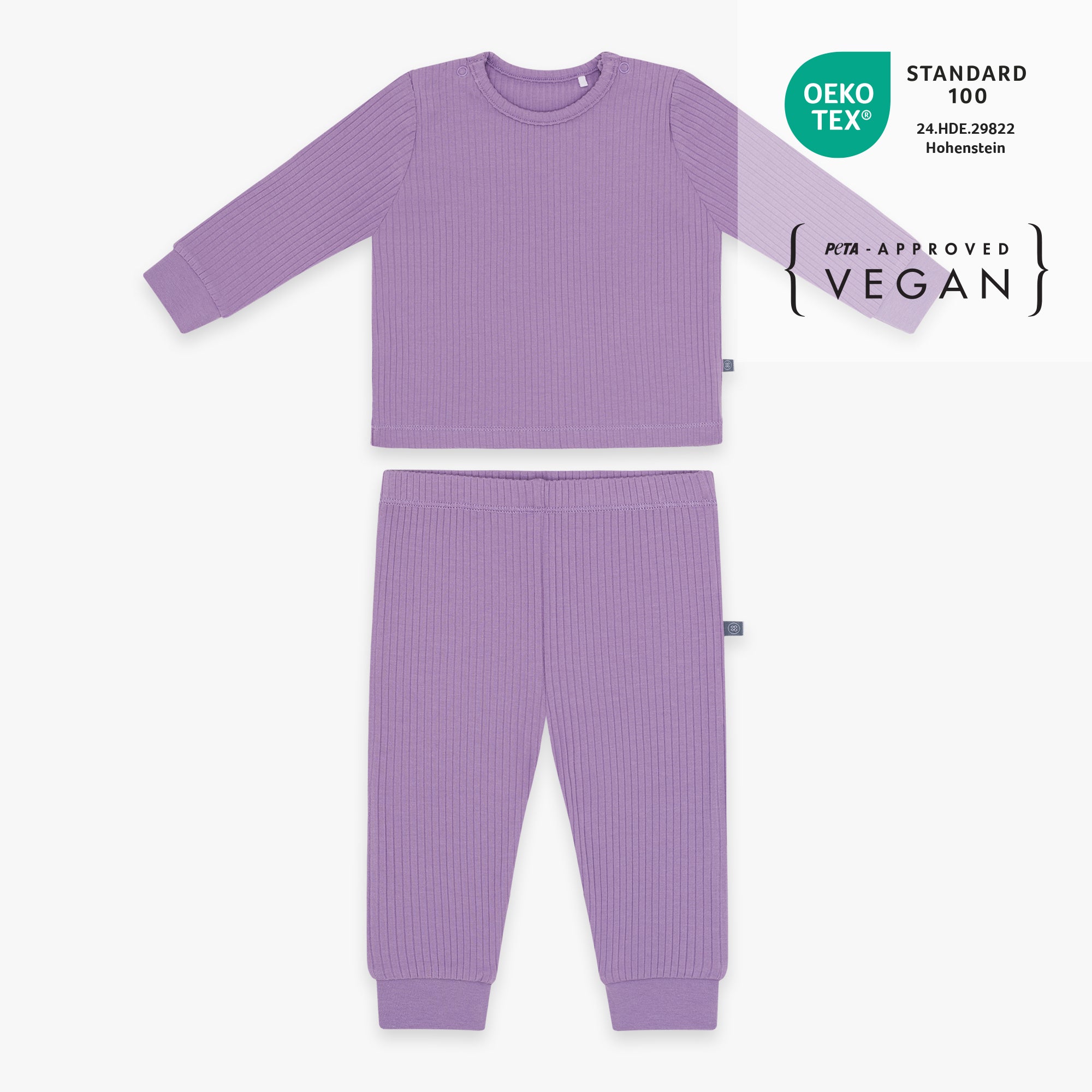 Pyjama lang 2-delig | Essential Lavendel