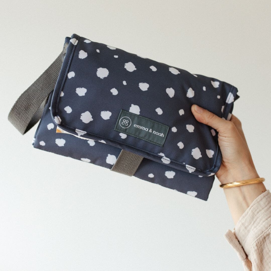 Verschoonmatje | Stippen Blauw